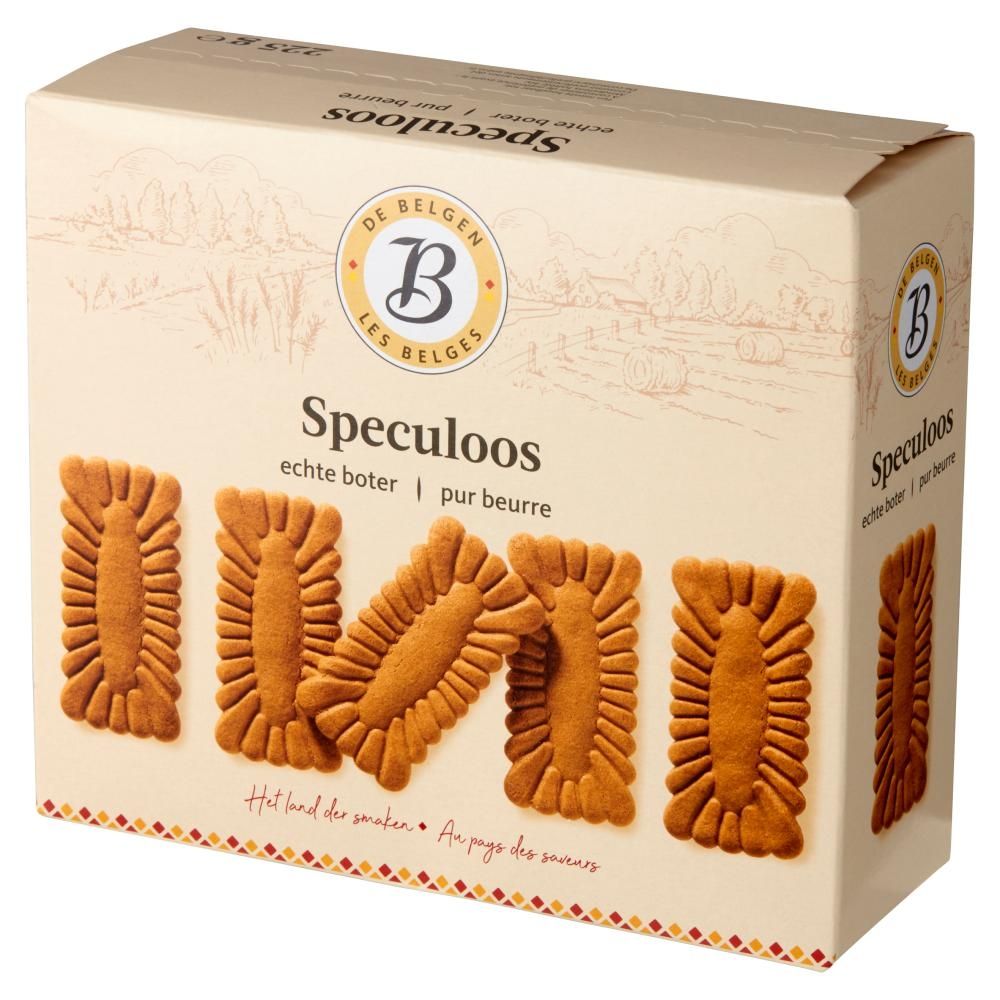 De Belgen Ciasteczka Speculoos z masłem 225 g (9 x 25 g)