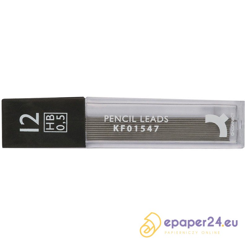 GRAFITY OŁÓWKOWE Q-CONNECT 0.5 MM HB (12)