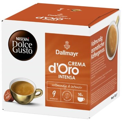 Kapsułki NESCAFE Dallmayr Crema d'Oro intensa do ekspresu Nescafe Dolce Gusto