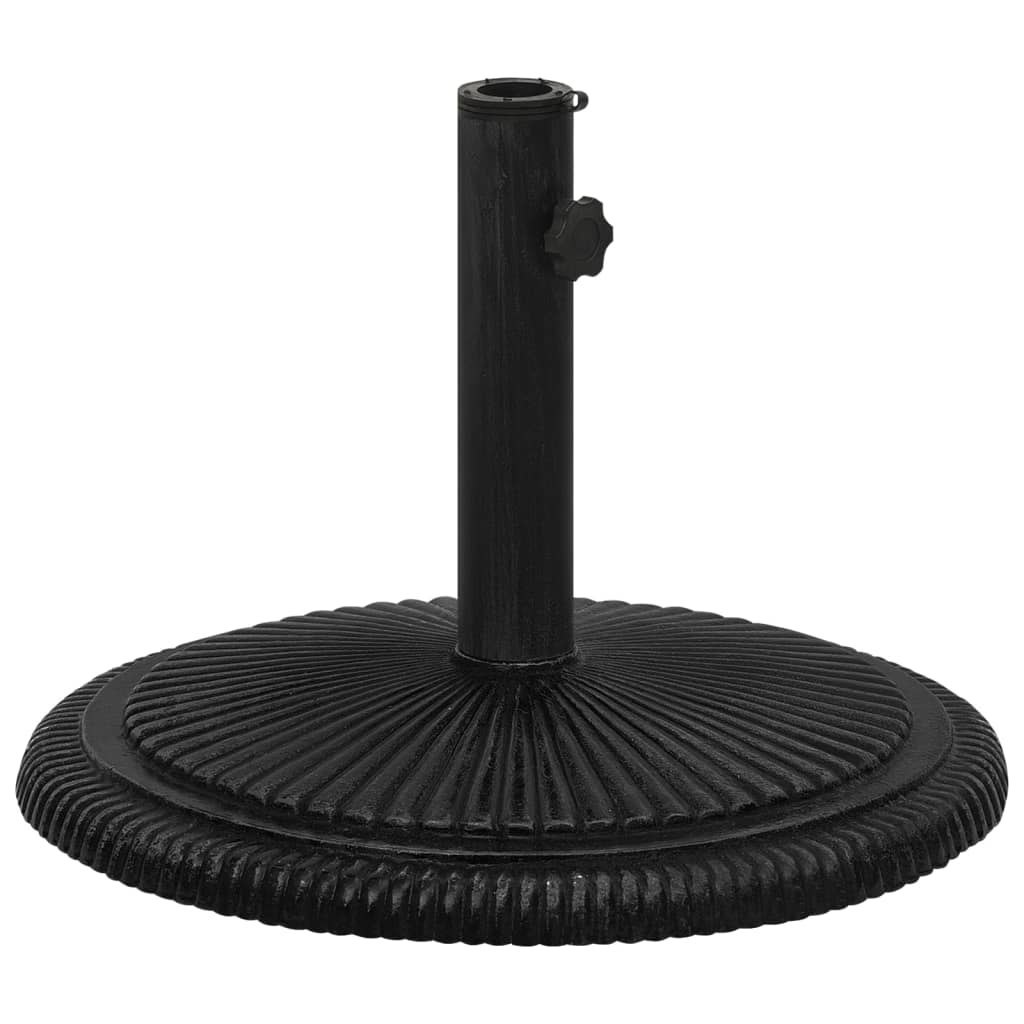 Podstawa pod parasol, czarna, 45x45x30 cm, żeliwo Lumarko