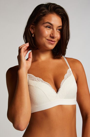 Hunkemöller Biustonosz usztywniany bez fiszbin Sophie Biały