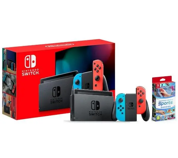 Nintendo Switch Joy-Con v2 Czerwono-niebieski + Switch Sports