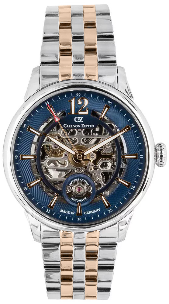 Zegarek Carl von Zeyten CVZ0080BLRM Schramberg Automatic Skeleton Limited Edition