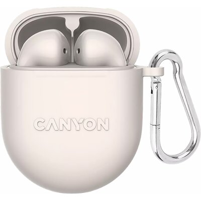 Canyon TWS-6 Bluetooth 5.3 - beżowy