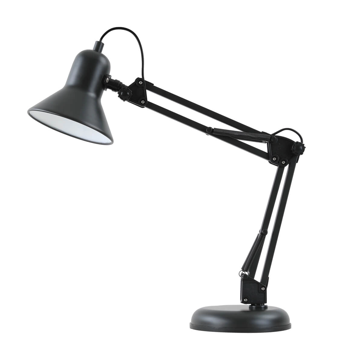 Lampka biurkowa Tiago TB-29743-BK Italux regulowana reflektorek czarna