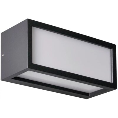 Sanico Mito 320018 kinkiet zewnętrzny oprawa elewacyjna 1x12W E27 IP54 czarny