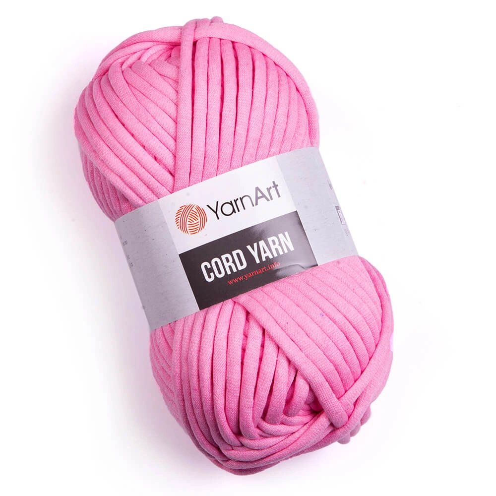 Włóczka YarnArt Cord Yarn nr 762 jasny różowy gruba z wypełnieniem 250g 73m