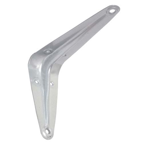 Podpórka półki (wspornik budowlany), wkolorze srebrnym, model 1, hiszpańskiej firmy AMIG.