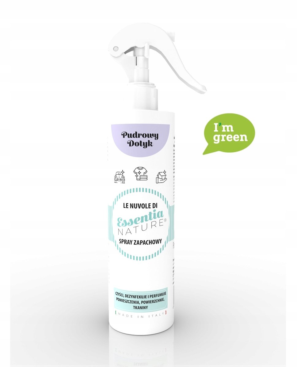 Odświeżacz powietrza spray (aerozol) Essentia Nature PUDROWY DOTYK 250 ml