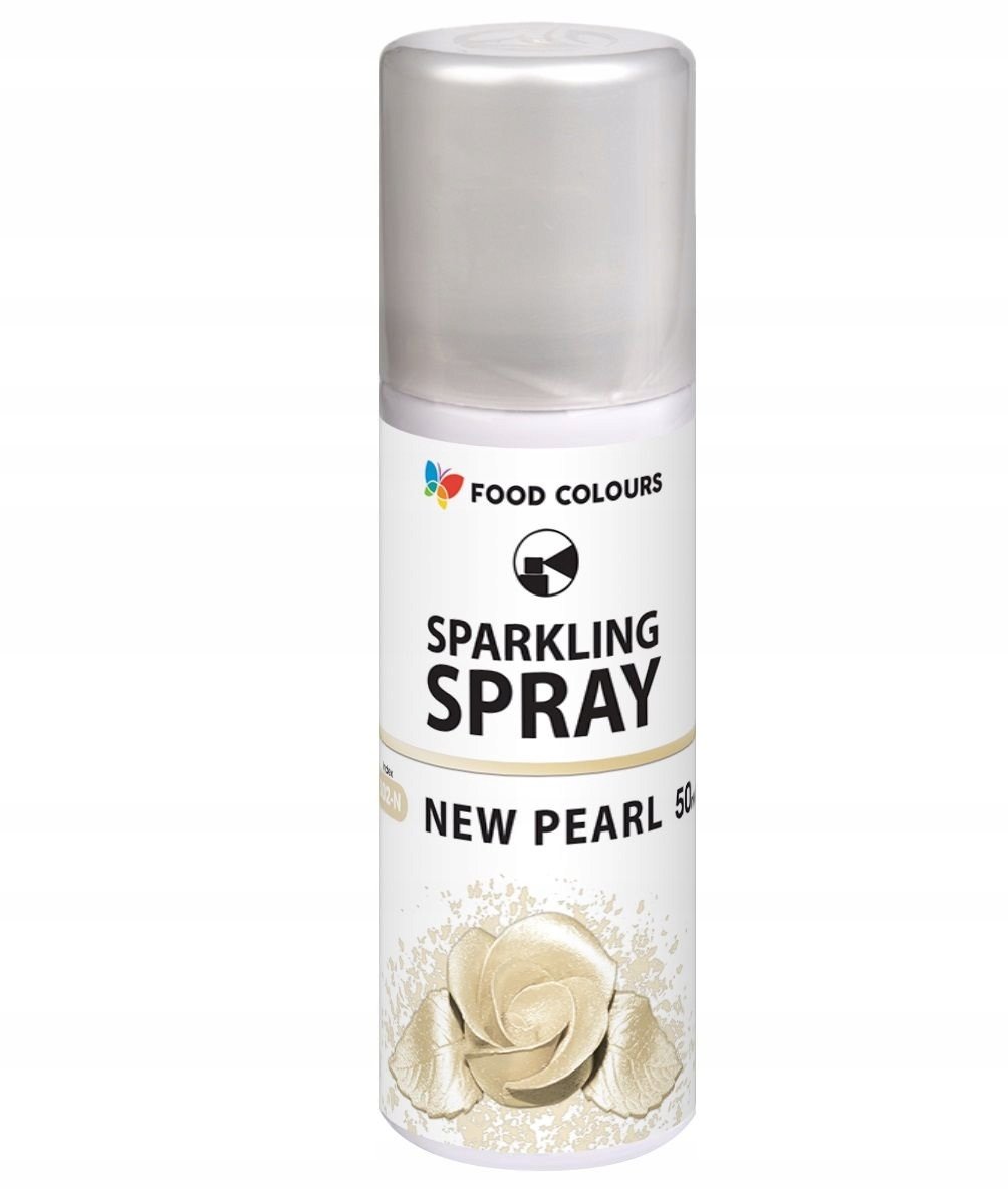BARWNIK SPOŻYWCZY W SPRAYU - New Pearl Nowy Perłowy - 50 ml