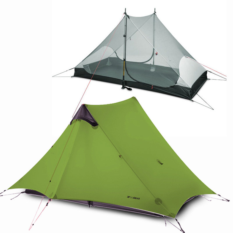 Namiot Lanshan 2 Plus – uniwersalny namiot wyprawowy ultralight w najlepszej cenie tylko 1060g zielony 3-sezonowy / 3F UL GEAR