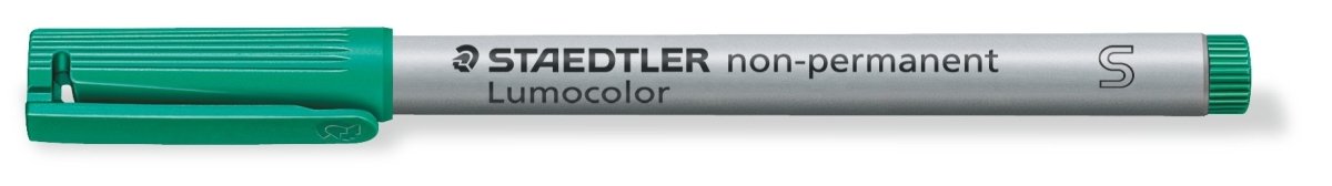 Foliopis zmywalny S zielony Lumocolor Staedtler