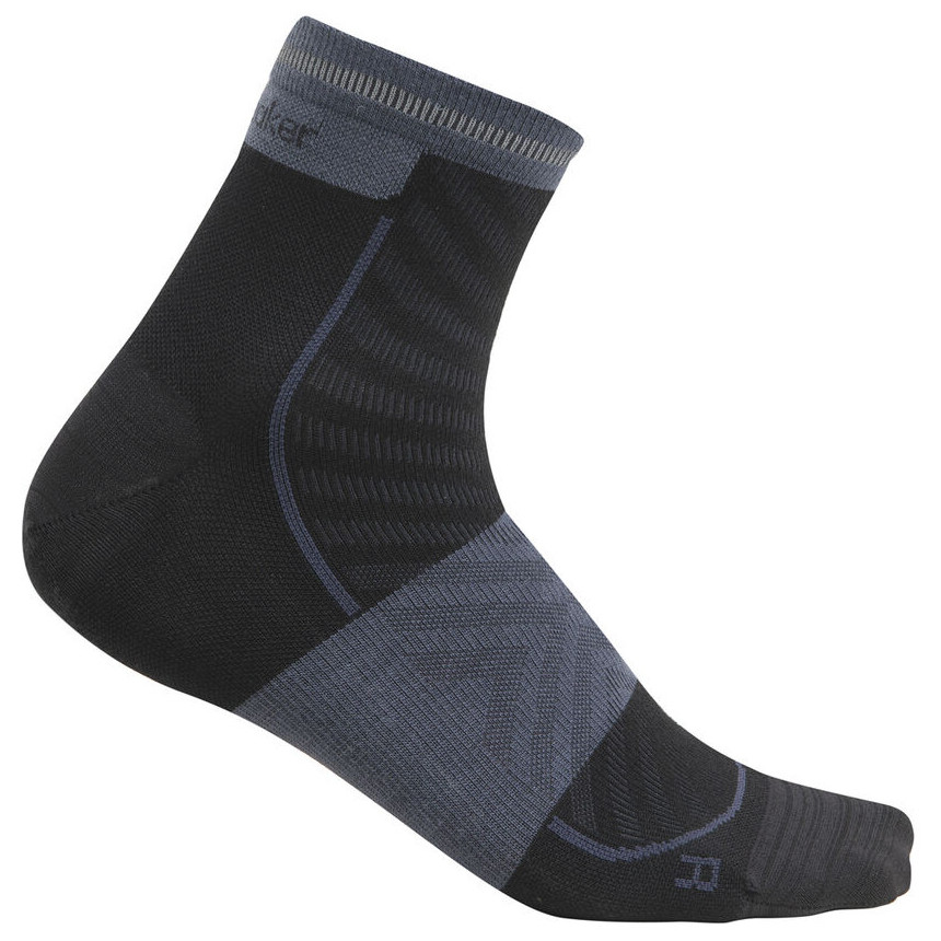 Skarpety męskie Icebreaker Men Merino Run+ Ultralight Mini Rozmiar skarpet: M / Kolor: czarny