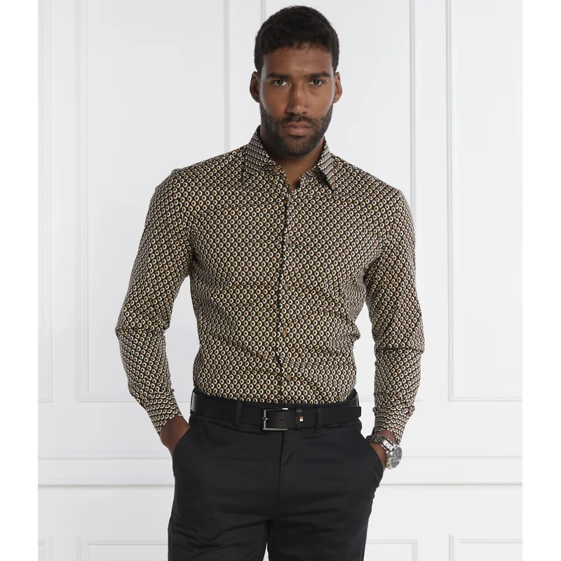 BOSS BLACK Koszula H-HANK-kent-C1-214 | Slim Fit | stretch