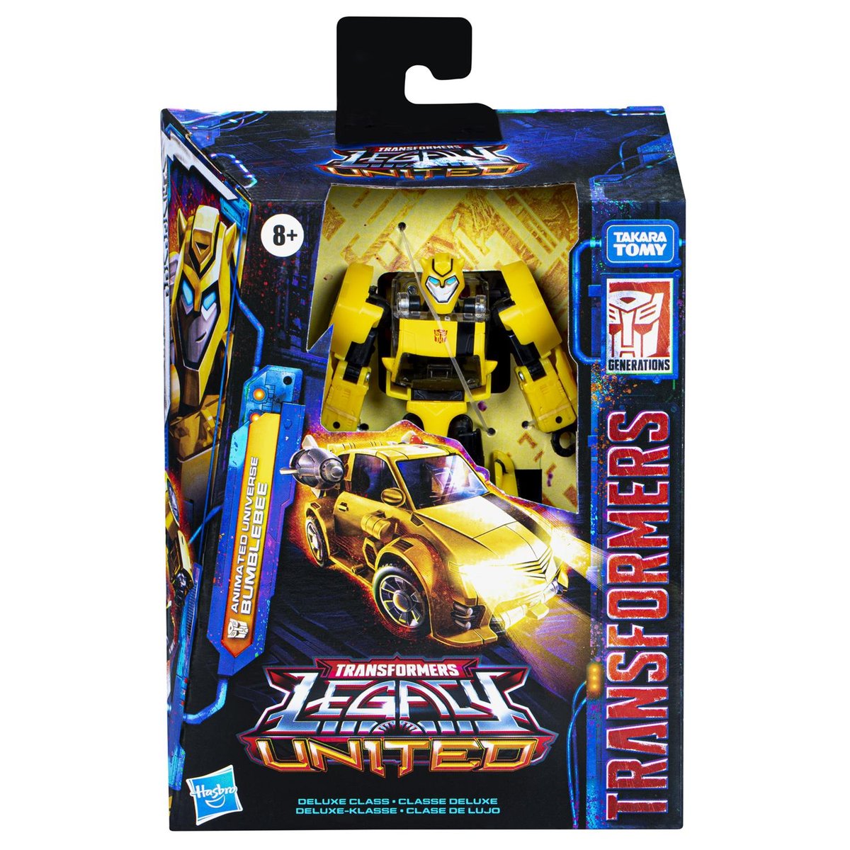 Figurka Bumblebee z animowanego wszechświata Transformers Legacy United Deluxe Class