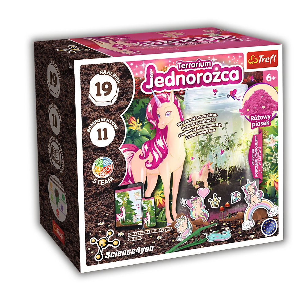 Trefl, Zestaw edukacyjny S4Y, Terrarium jednorożca