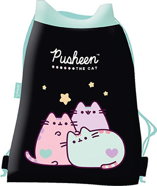 St.majewski, Pusheen The Cat, Worek Na Obuwie, Black Pastel