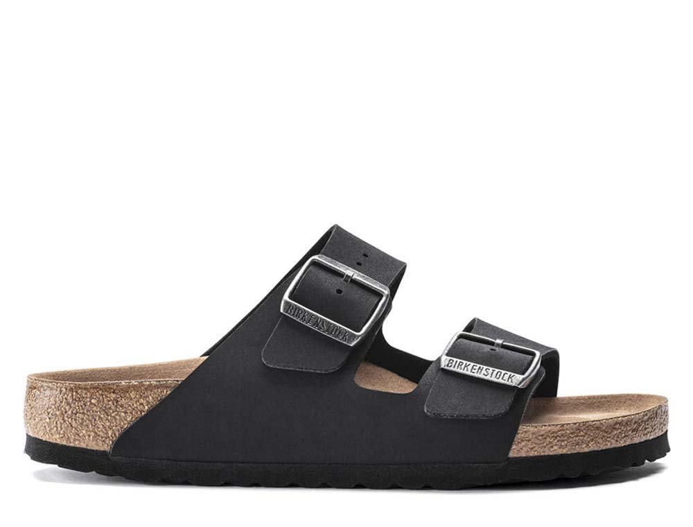 Klapki damskie czarne BIRKENSTOCK ARIZONA EARTHY VEGAN BLACK 1019115 43