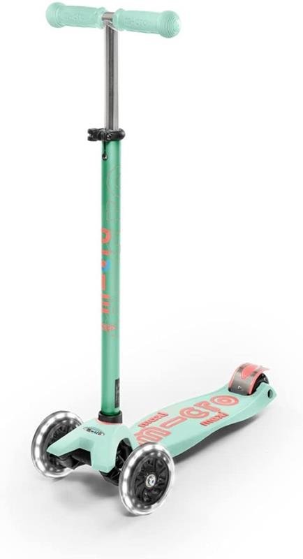 Micro - Hulajnoga Maxi Deluxe Mint LED