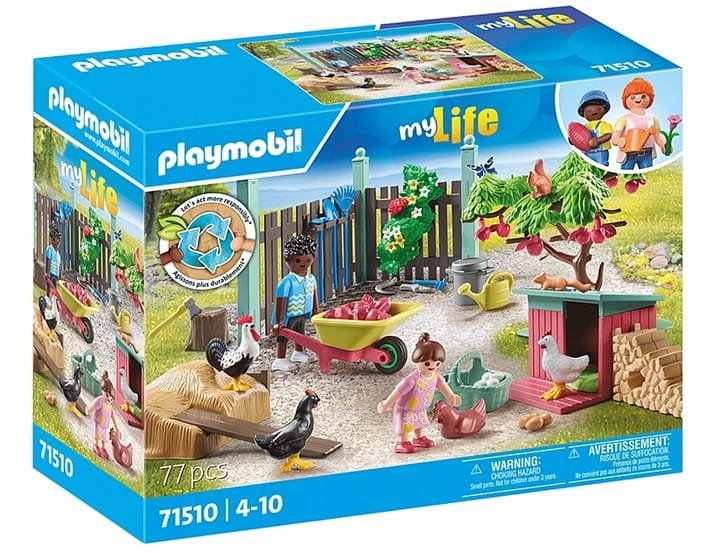 Playmobil My Life 71510 Mała Kurza Ferma W Ogródku Tiny Hause