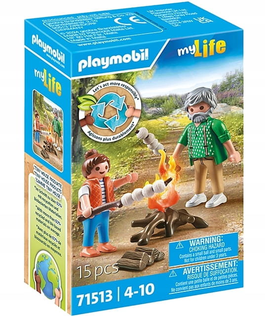 Playmobil My Life 71513 Ognisko Z Piankami