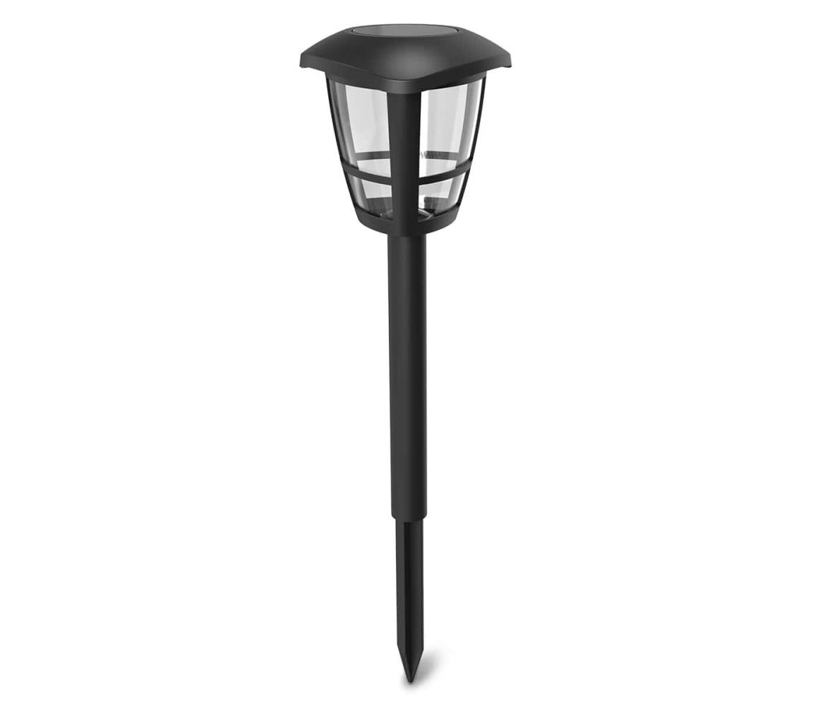 Aigostar - LED Lampa solarna LED/0,06W/2V 33,8 cm 6500K IP44 czarna