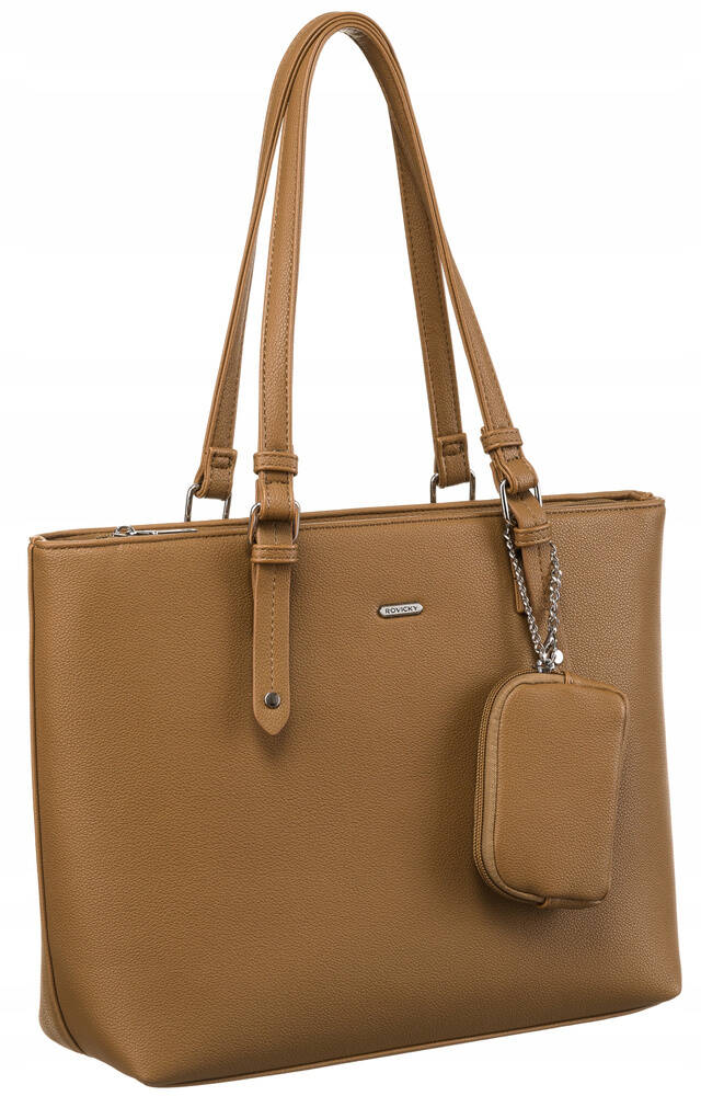 Фото - Жіноча сумка Rovicky Shopperka damska ze skóry ekologicznej z dodatkową portmonetką  