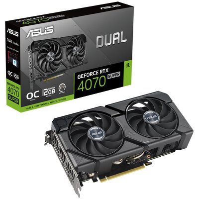 Karta graficzna ASUS Dual GeForce RTX 4070 SUPER OC 12GB EVO