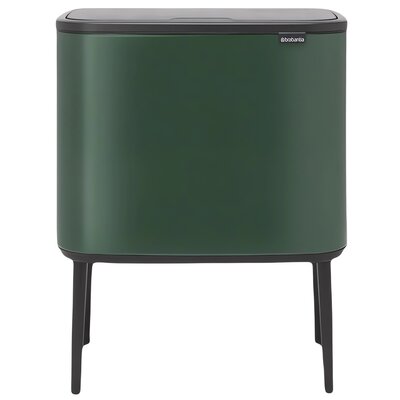 Brabantia Kosz na śmieci kuchenny Touch Bin Bo 11L+23L zielony Pine 304187 304187