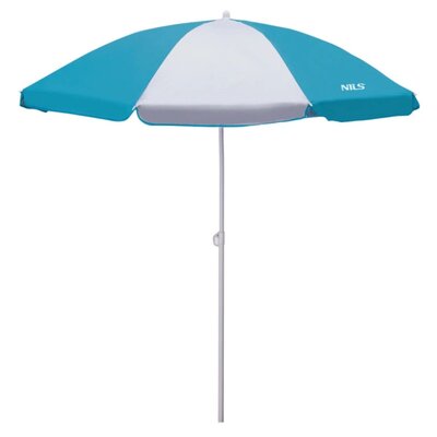 NC7813 TURKUSOWY PARASOL PLAŻOWY  180 CM NILS