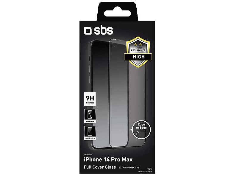 Szkło ochronne SBS Full Cover Glass do Apple iPhone 14 Pro Max
