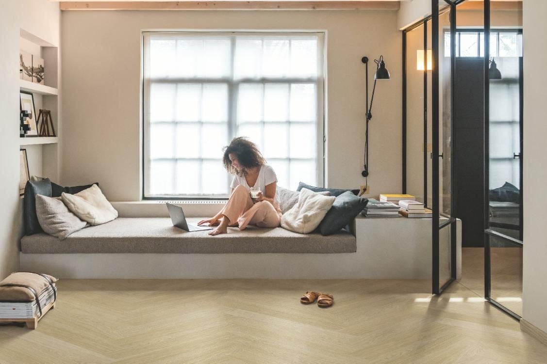 Panele Winylowe Lvt Quick-Step Pristine Hb Sghbc20331 Serene Oak Light Natural Kl. 33 2,5 Mm Klej