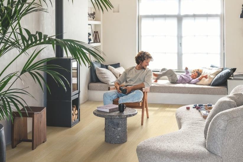 Panele Winylowe Lvt Quick-Step Fuse Sgmpc20321 Serene Oak Light Natural Kl. 33 2,5 Mm Klej