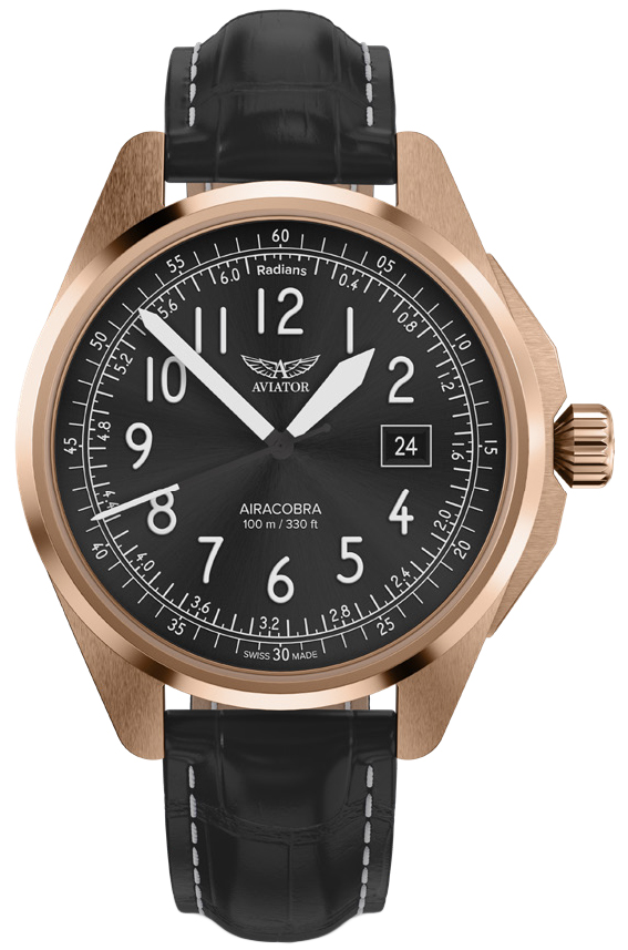 Zegarek Aviator V.1.38.2.322.4 AIRACOBRA 43 TYPE B