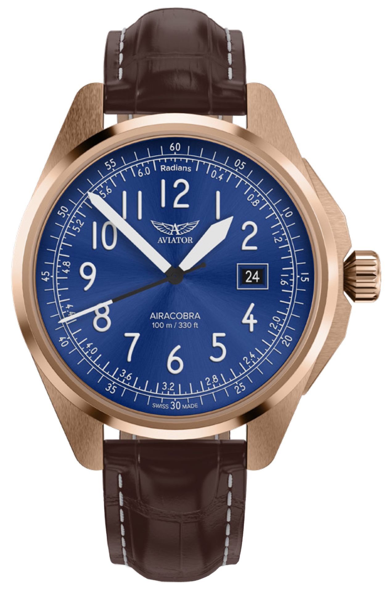 Zegarek Aviator V.1.38.2.325.4 AIRACOBRA 43 TYPE B