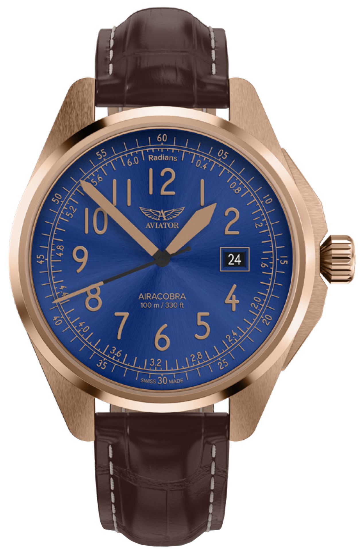 Zegarek Aviator V.1.38.2.326.4 AIRACOBRA 43 TYPE B
