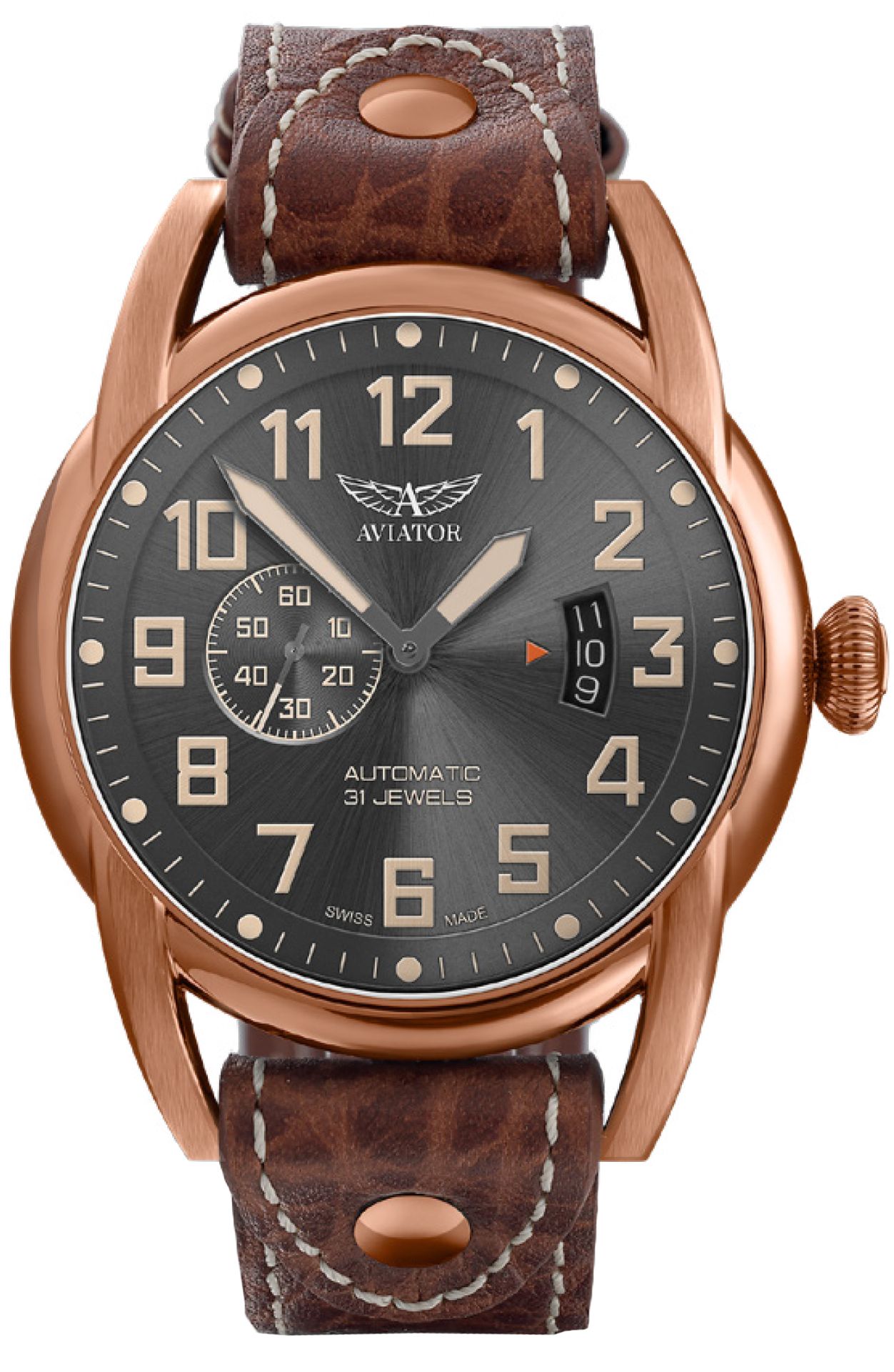 Zegarek Aviator V.3.18.8.314.4 BRISTOL SCOUT 1264