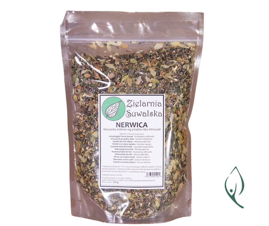 NERWICA mieszanka ziołowa wg przepisu Ojca Klimuszki 200g