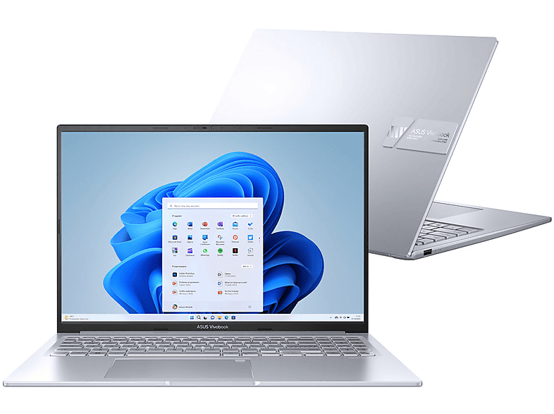 Laptop ASUS Vivobook 16X M3604YA-MB187W WUXGA Ryzen 7 7730U/16GB/1TB SSD/INT/Win11H Srebrny (Cool Silver)