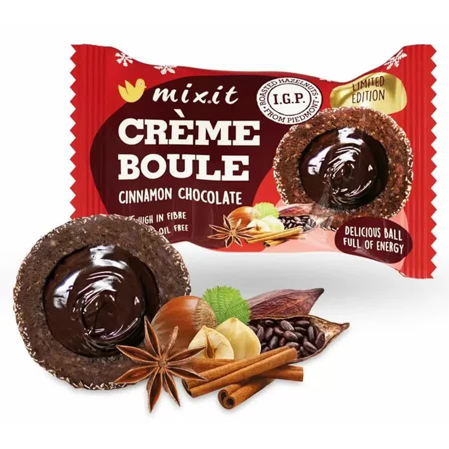 Kulki z Kremem orzechowo-czekoladowym "creme Boule Cinnamon Chocolate" Mixit, 30g