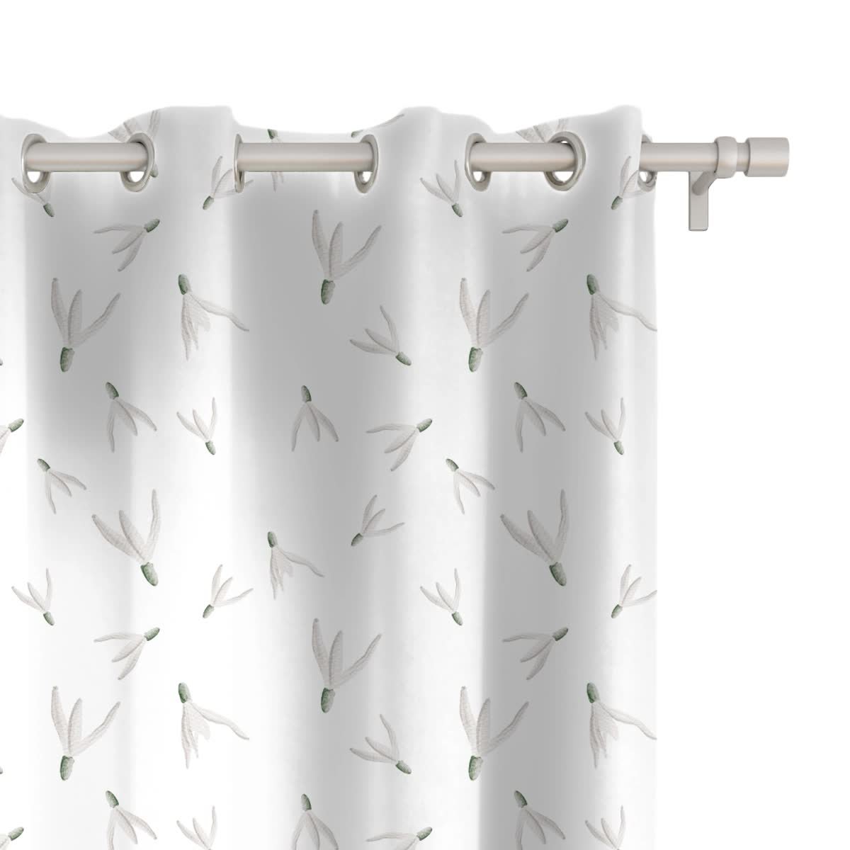 Zasłona Spring Wzór Sp19 | Przebiśniegi 150 X 150 Cm Tkanina Standard