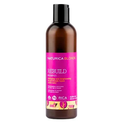 RICA Naturica Blonde Rebuild Szampon do włosów blond 250ml