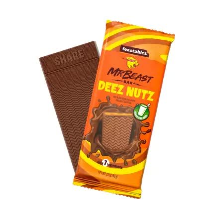 MrBeast Deez Nuts Chocolate 60g