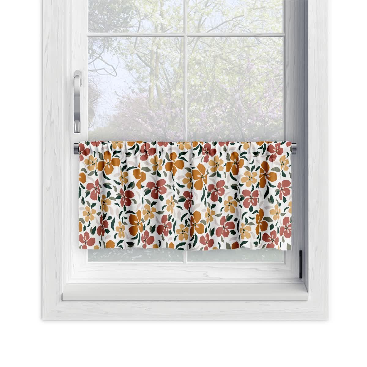 Zazdrostka SUMMER wzór SM30 | geometryczne kwiaty 60 x 210 cm