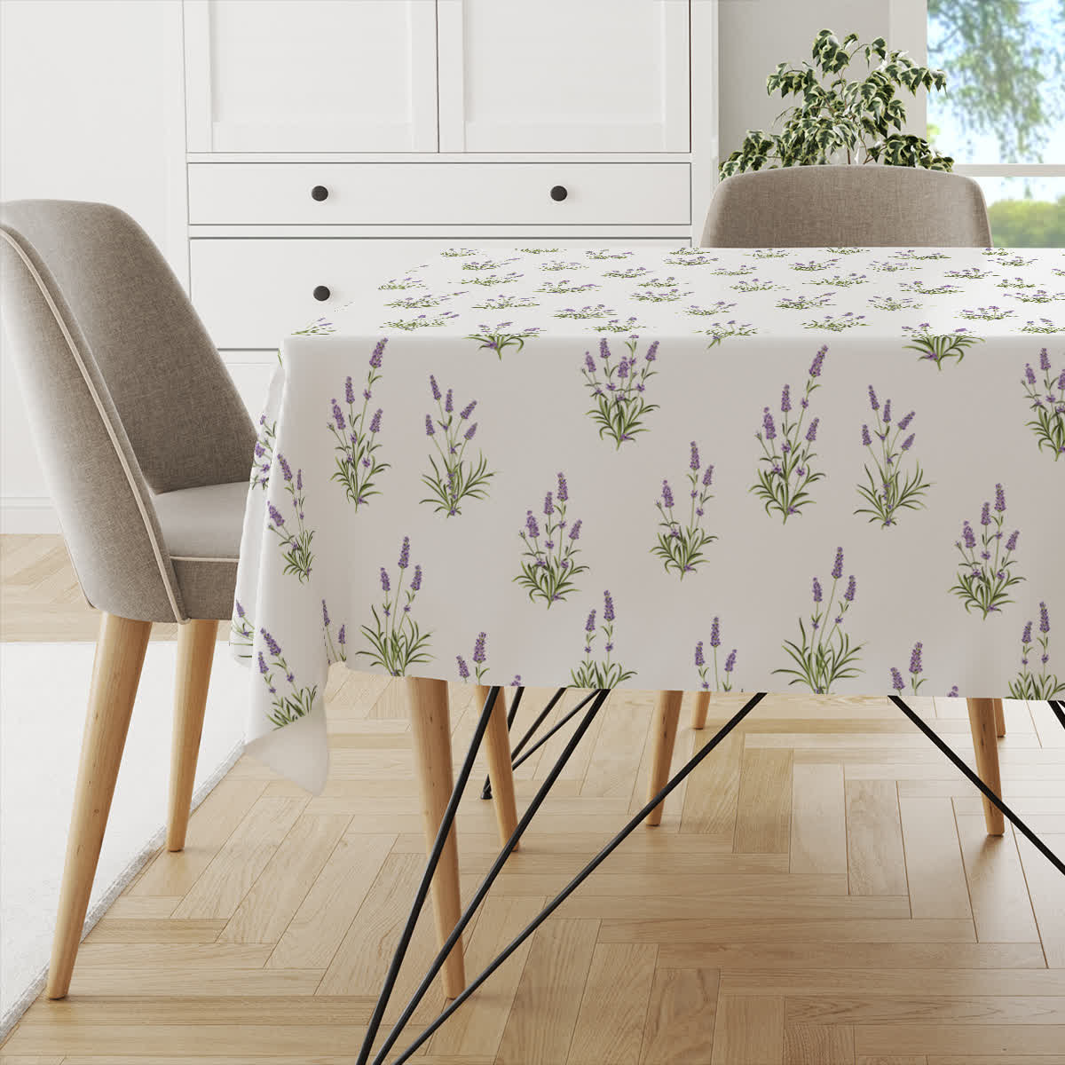 Obrus SUMMER wzór SM14 | lawenda 150 x 240 cm