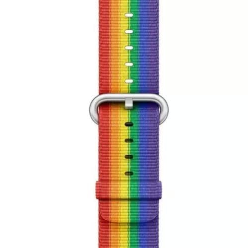 Oryginalny Pasek Apple Watch 42mm Pride Edition Woven Nylon w zaplombowanym opakowaniu