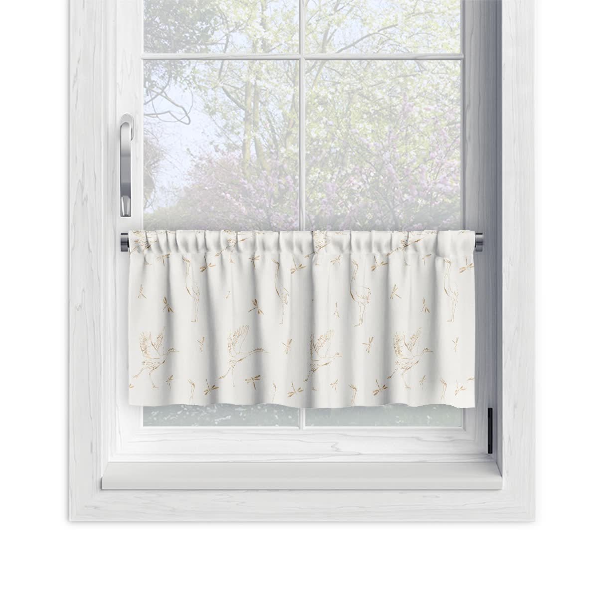 Zazdrostka SUMMER wzór SM24 | żurawie i ważki 45 x 150 cm