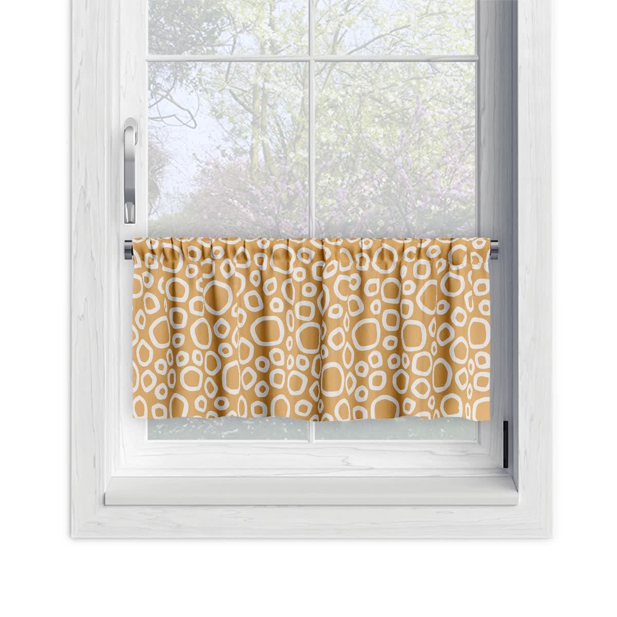 Zazdrostka SUMMER wzór SM25 | abstrakcyjne kółka 45 x 180 cm