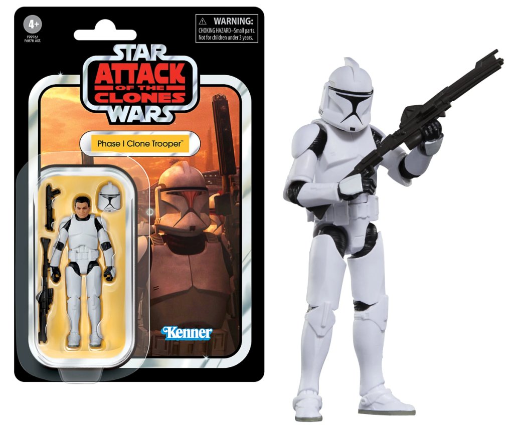 Star Wars 2 - Phase 1 Clone Trooper - Figurka Vintage Collection 10Cm