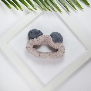 Yeye, Opaska kosmetyczna do włosów z uszami, Szary